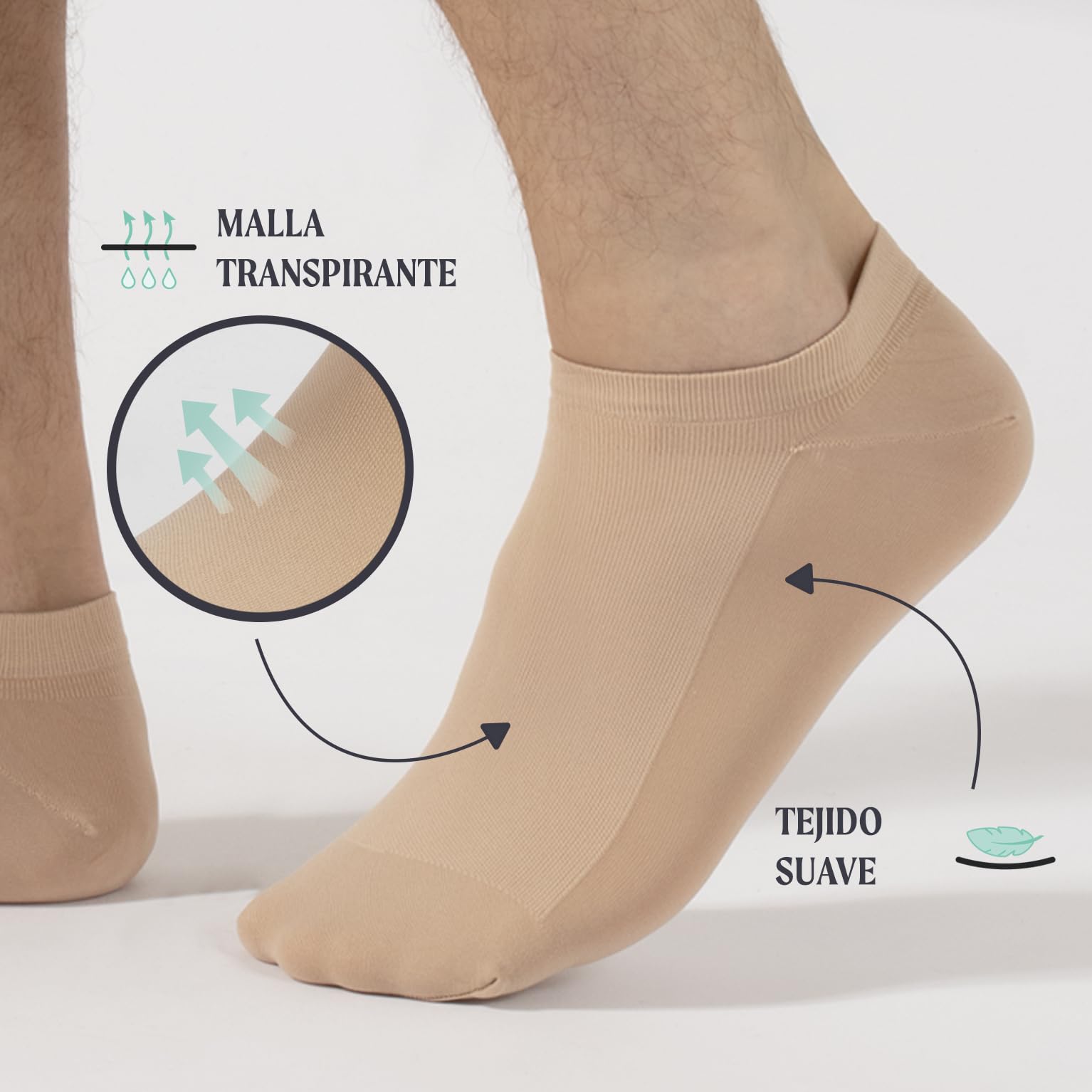 CALZITALY PACK 6/12 PARES de Calcetines Tobilleros Unisex, Calcetines Cortos Para Hombre y Mujer | Negro, Blanco, Natural, Multicolor | Made in Italy
