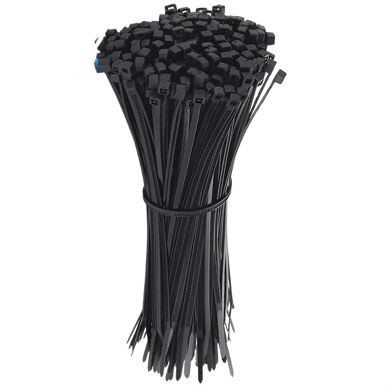 L6nqiag 3X100 Nylon Cable Ties Self-Locking Plastic Nylon Wire Cable Zip Ties 100Pcs Black Fasten Loop Various Specifications(3X100)