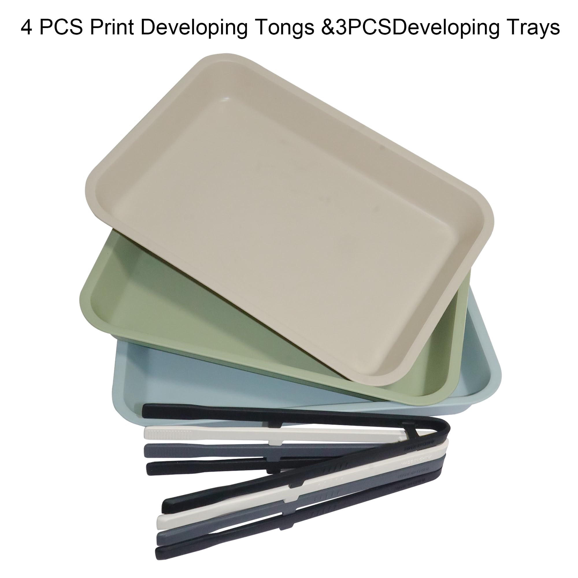 Development Tray Darkroom Supplies Darkroom Film Developing Tray - 4 Color ABS Photo ...