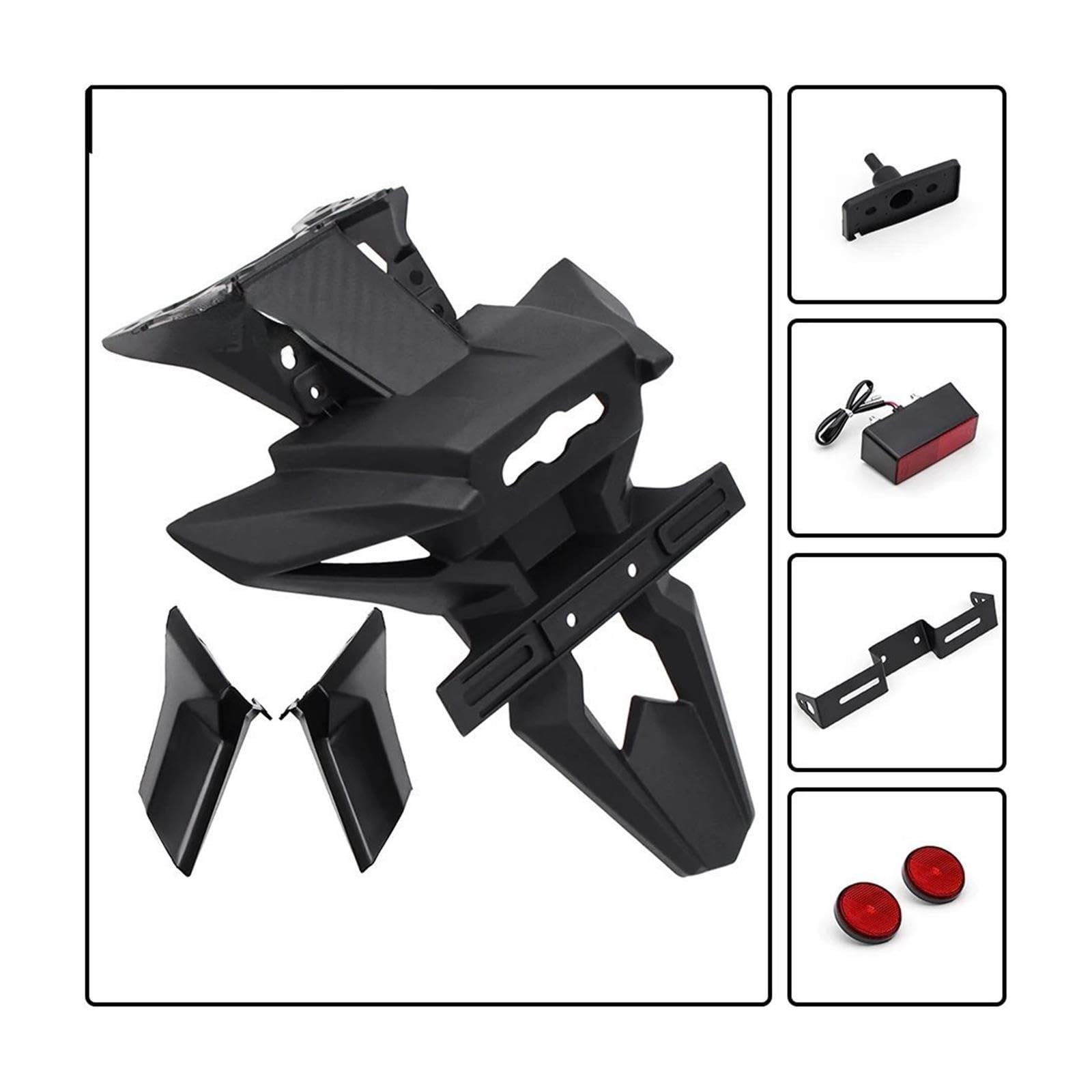 Schwarz Spritzschutz Motorrad Für Suzuki Gsxr600 750 2008-2010 Kunststoff
