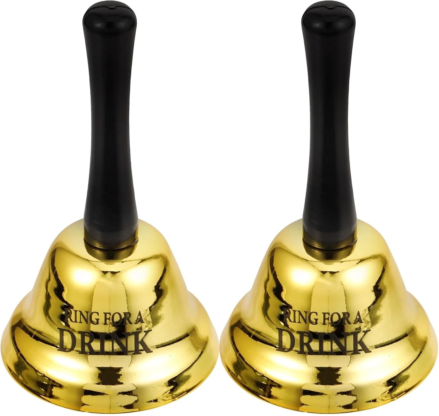 Hand Bell 4Pcs Hand Bell Retro Style Durable Metal Call Bell for Bar Restaurant Dining Table Service Handbells Handheld Bells