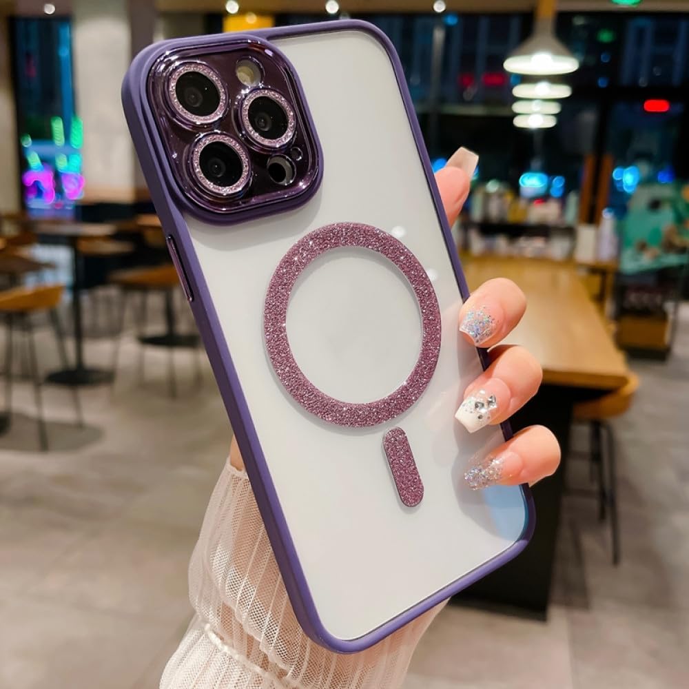 Coque iPhone 11 de charge sans fil à paillettes résolvant le problème de charge induction - 7