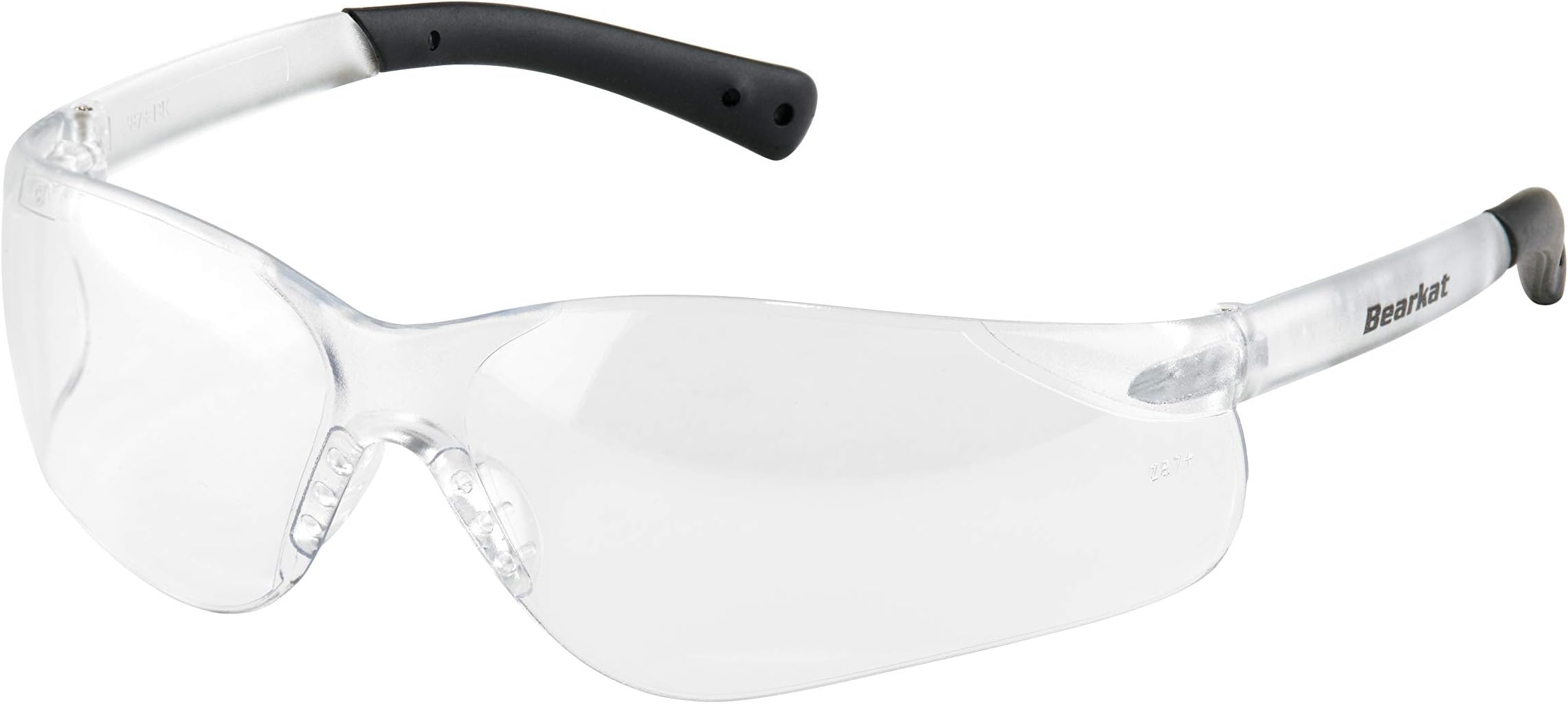 BK310AF BearKat 3 Polycarbonate Anti-Fog Lens Safety Glasses with Non-Slip Hybrid Black Temple Sleeve