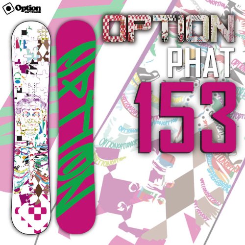 Amazon | 【OPTION/オプション】スノーボード 板 ボード 153cm 