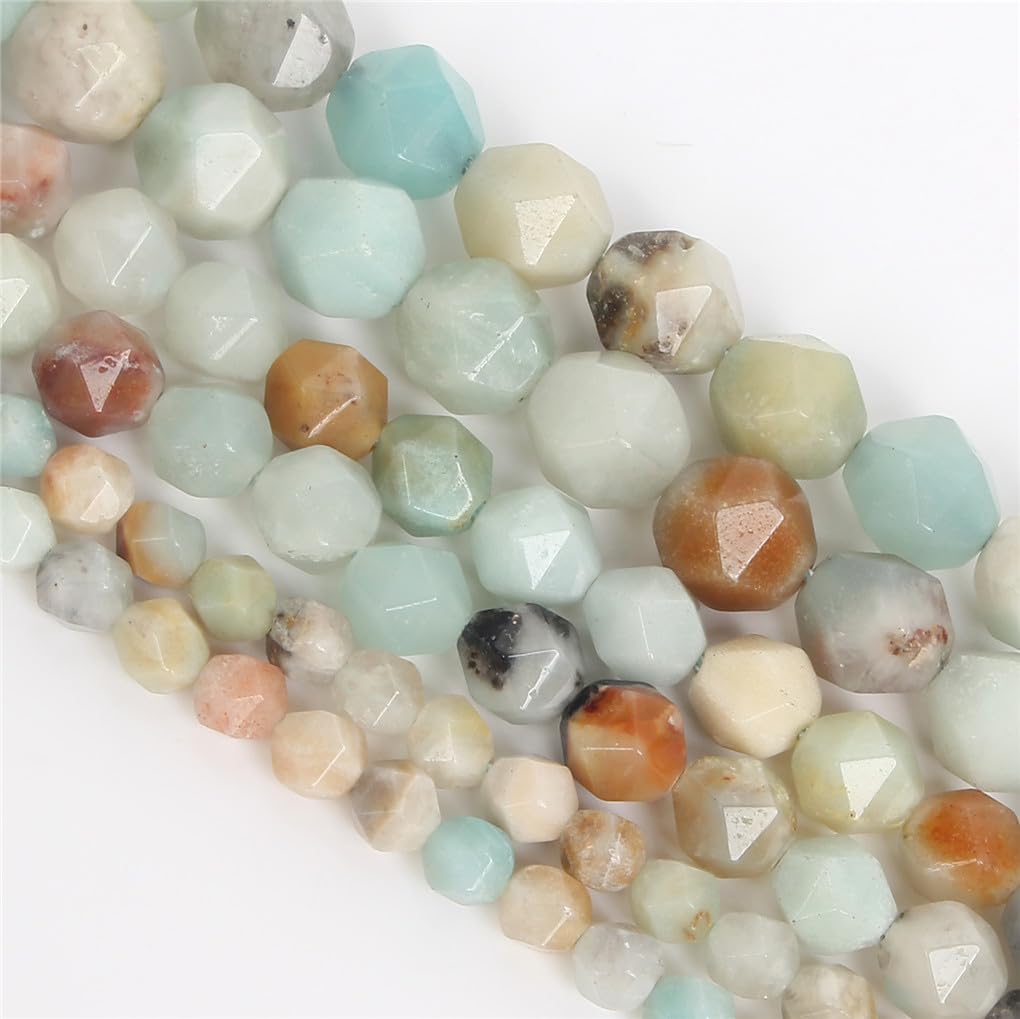 Perles de pierre naturelle pour fabrication de bijoux et colliers DIY