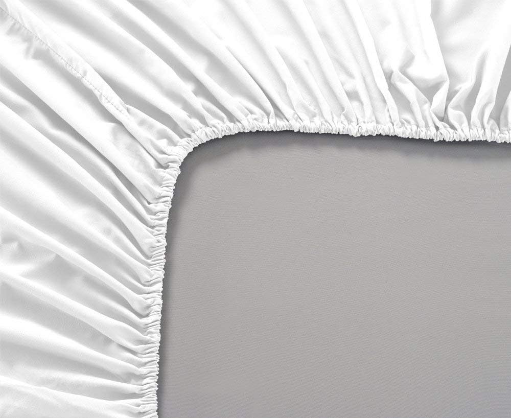 1000 TC 100% Egyptian Cotton Sleeper Sofa Bed Sheet Set Solid Full Size (54"x 72"x 8") Color Turquise with 4 -PCS Fitted Straps Premium Quality