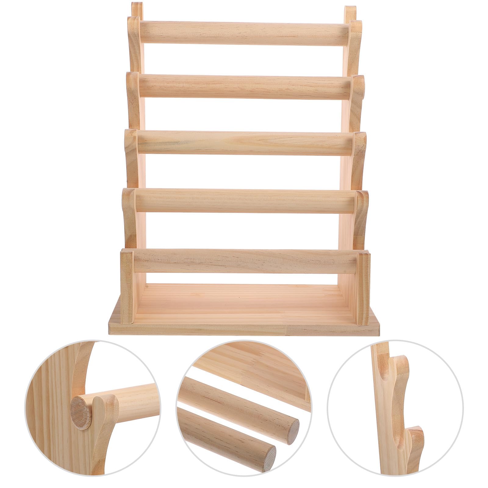 Mehrstufiger Schmuckständer Armband Organizer mit Uhrenhalter Schmuckaufbewahrung für Armbänder und Accessoires Rutschfestes Abnehmbares Präsentationsregal für Schreibtisch