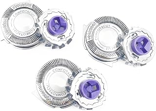 3 cabezales de afeitadora repuesto HQ8 compatibles con maquinilla afeitar eléctrica Philips HQ8894 HQ8890 HQ7160 7315XL 7325XL AT810 AT880