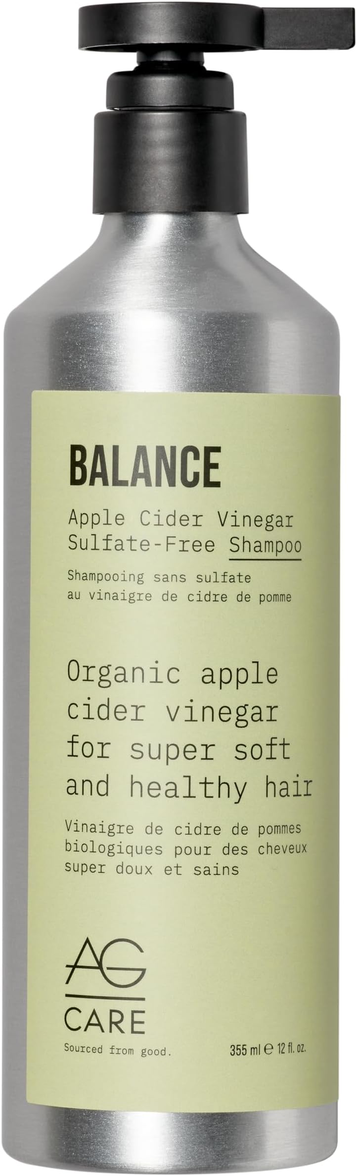 AGHairBalanceAppleCiderVinegarSulfate-FreeShampoo,12FlOz
