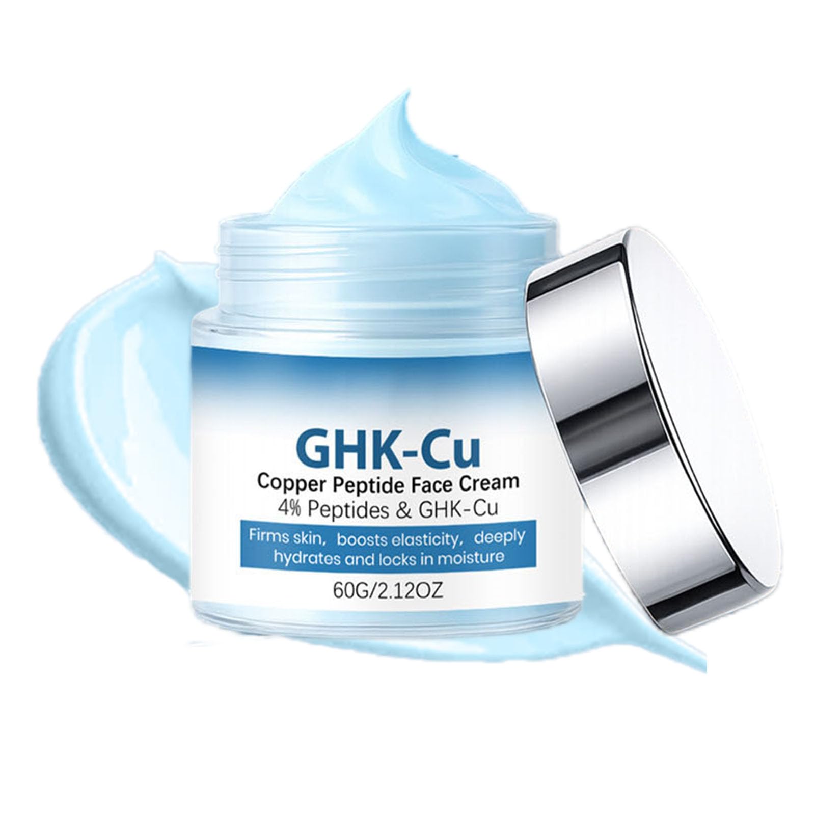 ghk-cu for skin care Amazon.com: GHK-Cu Copper Peptide Face Cream, Deep Hydrating Moisturizer, Fast Absorbing, Nourishes Dry Skin, Boosts Firmness & Radiance, Natural Care for Dry, Mature & Sensitive Skin, Face & Body, 2.21 oz :