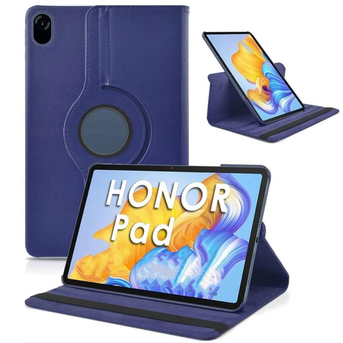 Zore Huawei İle Uyumlu Honor Pad X9 11.5' Dönebilen Standlı Kılıf, Lacivert