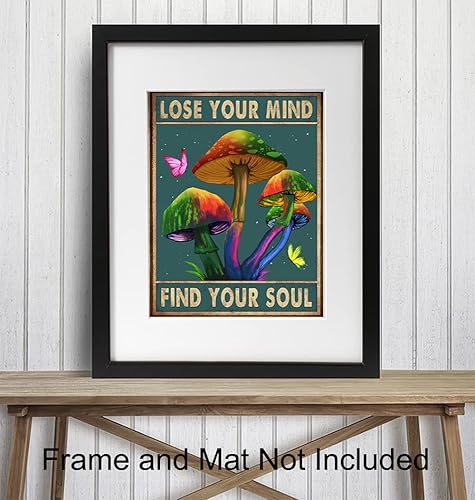 Miniatura 3 de Póster de Lose Your Mind Find Your Soul - Decoración psicodélica de habitación - Decoración psicodélica de habitación - Obra de arte hippie -