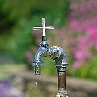 Vista 5 de Juego de 2 piezas de llaves sillcock de 4 vías, 1/4", 9/32", 5/16", 11/32, llave de agua de acero para llave de biberon de manguera, llave