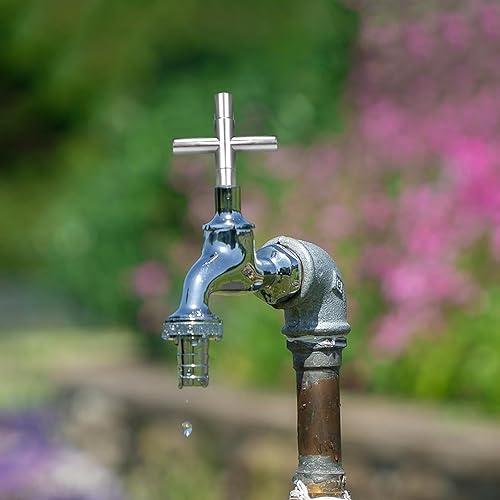 Miniatura 5 de Juego de llaves Sillcock de 4 vías de 14 pulgadas, 932 pulgadas, 516 pulgadas, llave de acero 1132 para llave de agua, llave de manguera para grifo