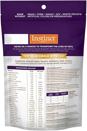Miniatura 20 de Instinct Raw Boost - Mezcladores de alimentos para gatos liofilizados con ingredientes funcionales, sin granos, carne de res real, multivitamínico