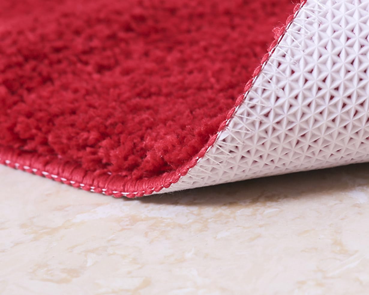 Ultra Soft Absorbent Non-Slip Bath Mat for Bathroom Shower & Tub - 80 x 160 cm Black - Quick-Dry Comfortable Stylish Waterproof Bathroom Rug