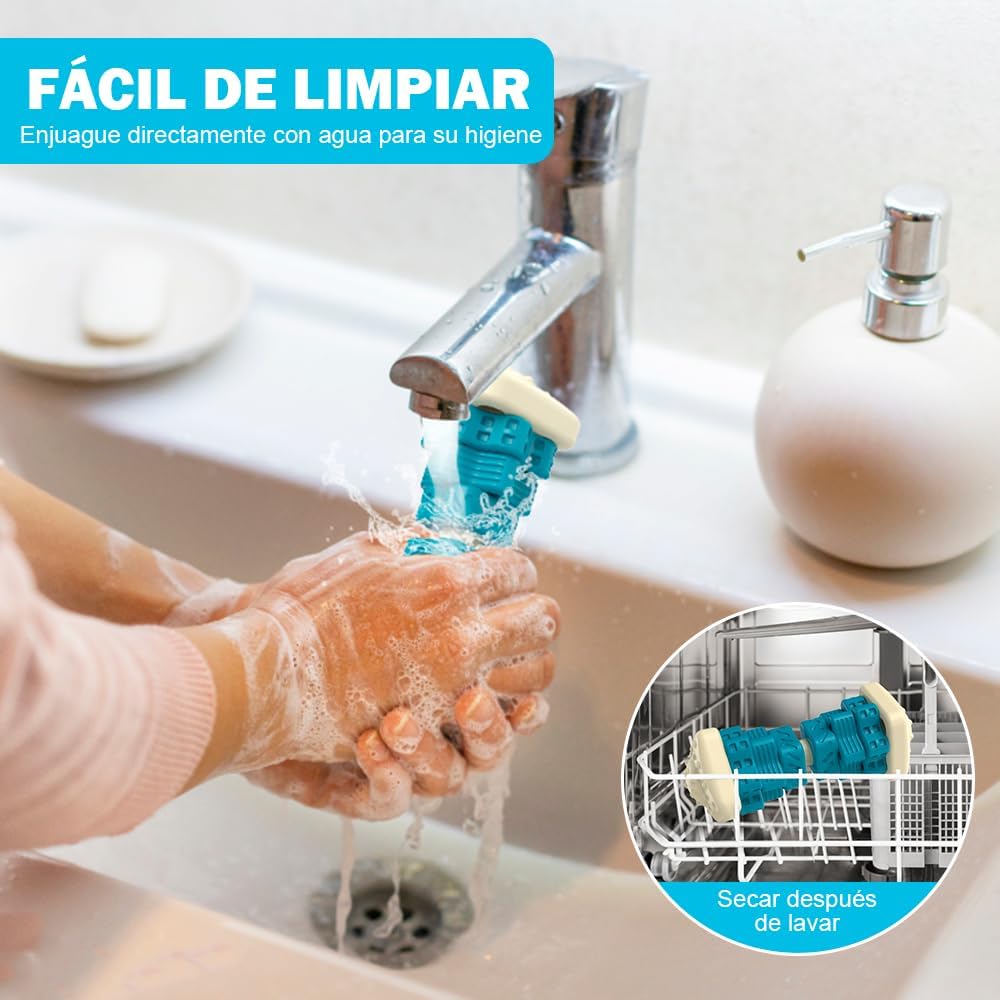 Genérico Indestructible Dog Toys - Natural Rubber Heavy Duty Chew, Dental Cleaning, Anti-Stress and Interactive Teether for Large and Medium Dogs (Blue) 8