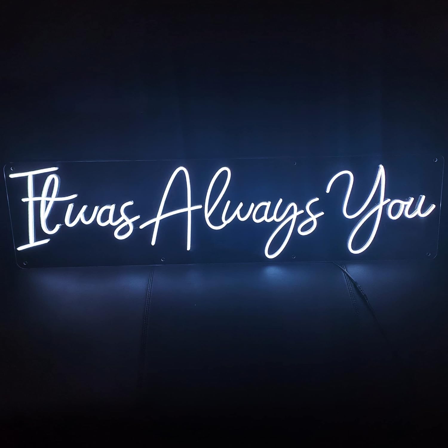 SELICOR Neon Sign Wall Décor for Bedroom Home Bar, Neon Sign Gifts for Girlfriend Wife Partner, Neon Wall Sign for Wedding Birthday Graduation Party Christmas Gifts