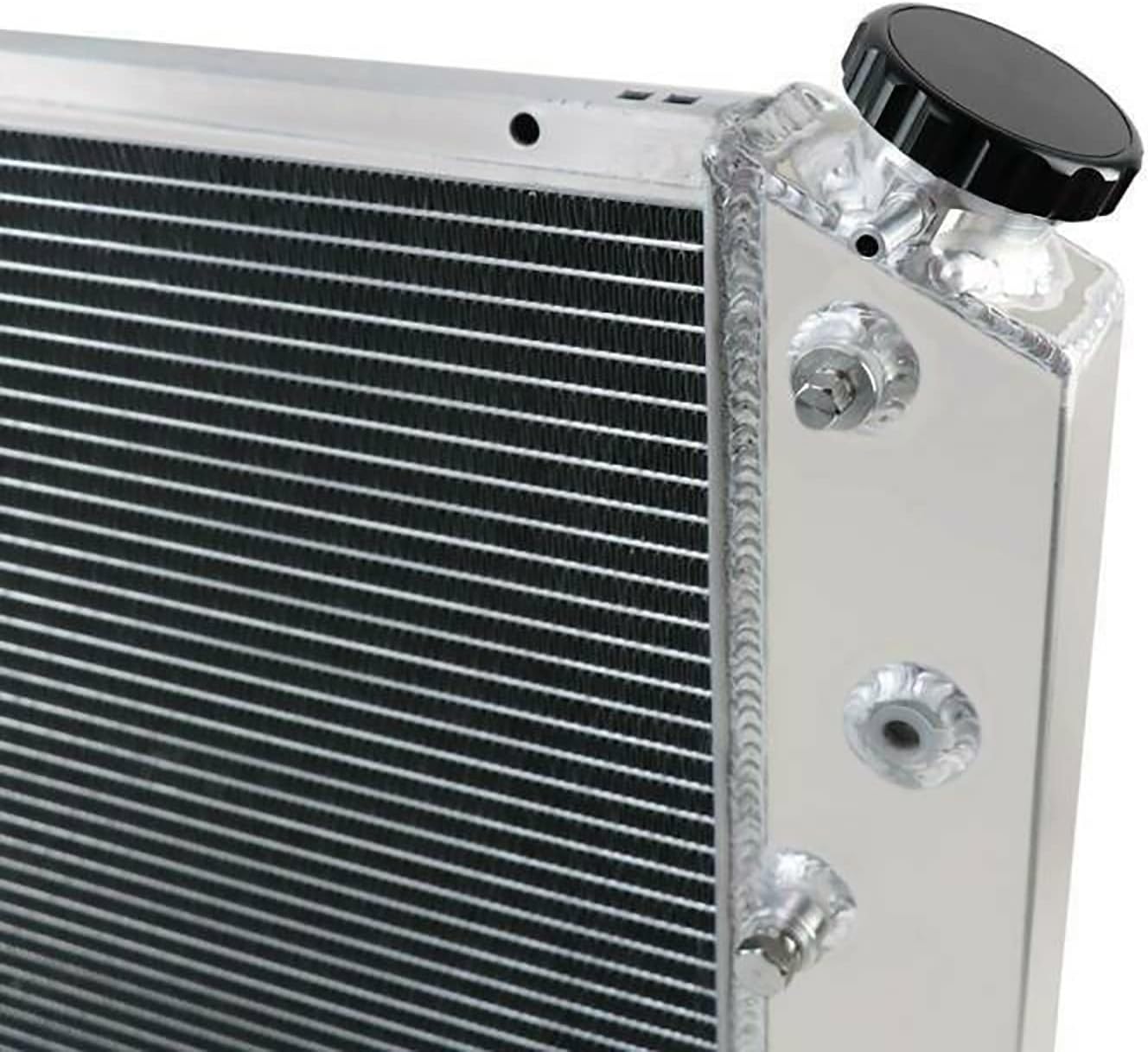 4 Row Core Radiator for 1972-86 Chevy GMC C/K Series Pickup Suburban/71-75 Bel Air/1972-88 Cutlass,Supreme,LeSabre LeMans More Models/1973-1977 Malibu,1971-1979 Impala Aluminum Radiator