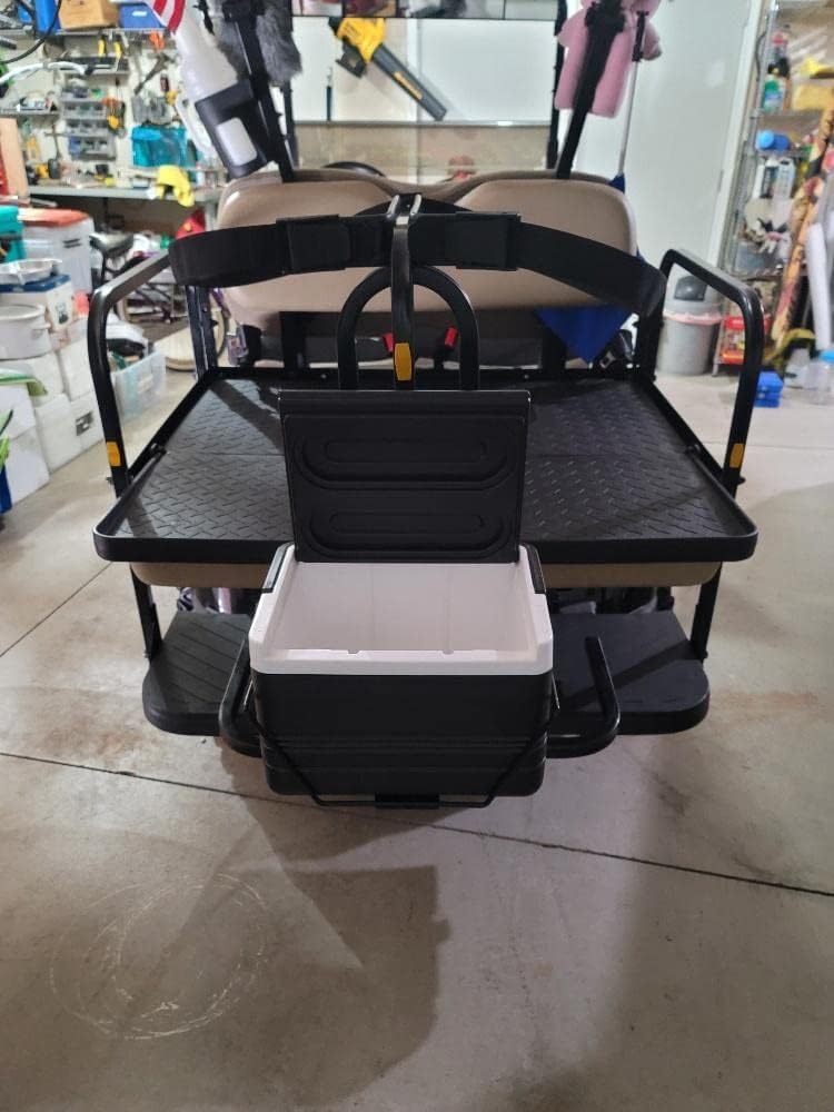 Performance Plus Carts 12 Quart Golf Cart Cooler with Bracket - Universal Fit for Club Car, EZGO, Yamaha & Other Golf Cart Makes & Models