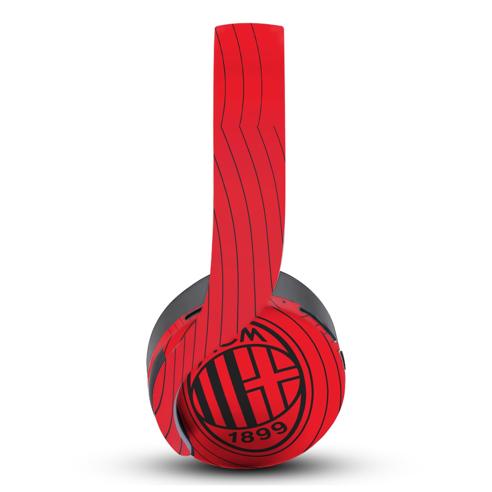 Head Case Designs Officially Licensed AC Milan Red and Black Art Vinyl Sticker Skin Decal Cover Compatible with Sony PlayStation PS Pulse 3D Headset