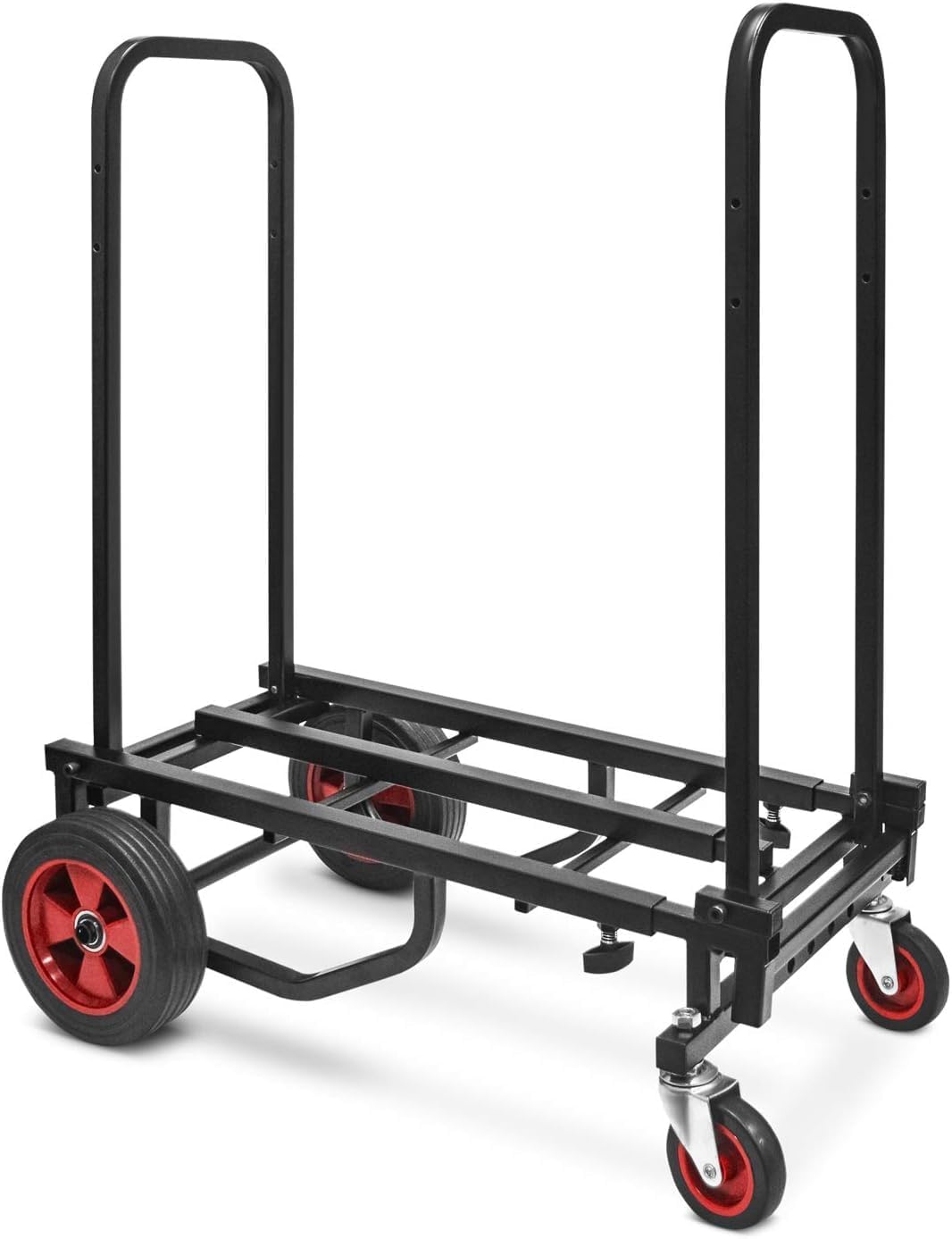 Pyle Adjustable Professional Equipment Multi-Cart - Compact 8-in-1 Folding Multi-Cart, Foldable and Lightweight, Hand Truck/Dolly/Platform Cart, Extends Up to 27.52'' to 44.25'' - Pyle PKEQ48