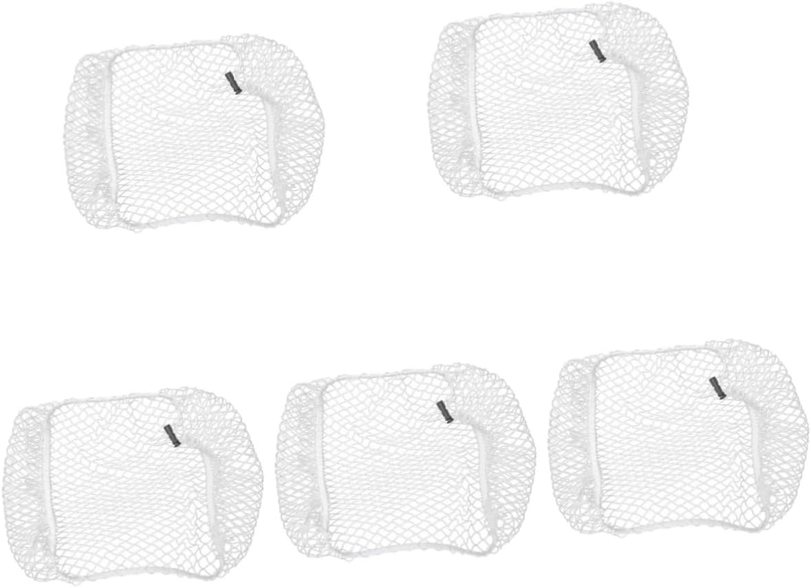 YARNOW 5pcs Aquarium Jumping Protective Net Fish Tank Mesh Cover Easy to Install Stretchable Design for Preventing Fish Escape and Outdoor Use