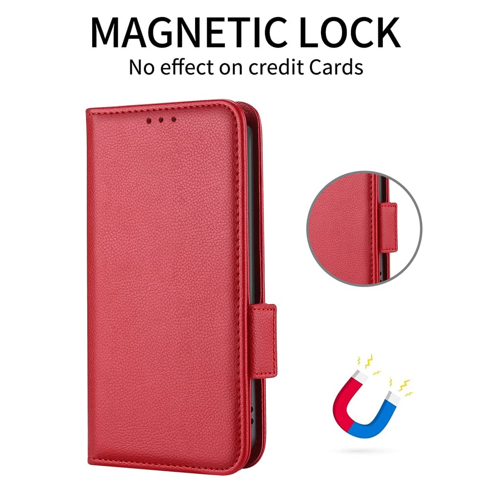 BELLA BEAR Asus Rog Phone 8 Pro Phone Case, Magnetic Flip Leather Wallet Case, Kickstand Case - Image 4