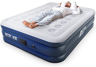 Active Era Premium Air Bed - King Size with Built-in Electric Pump and Integrated Pillow, Air Mattress Guest Bed & Inflatable Mattress for Home or Travel