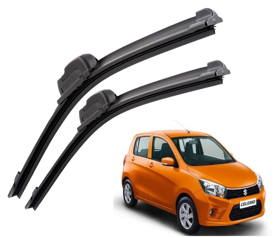 AUTOMO Frameless Car Windshield Wiper Blades Compatible Maruti Suzuki
