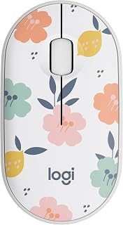 Logitech M340 Compact Ambidextrous Silent Wireless Mouse - Floral Bouquet