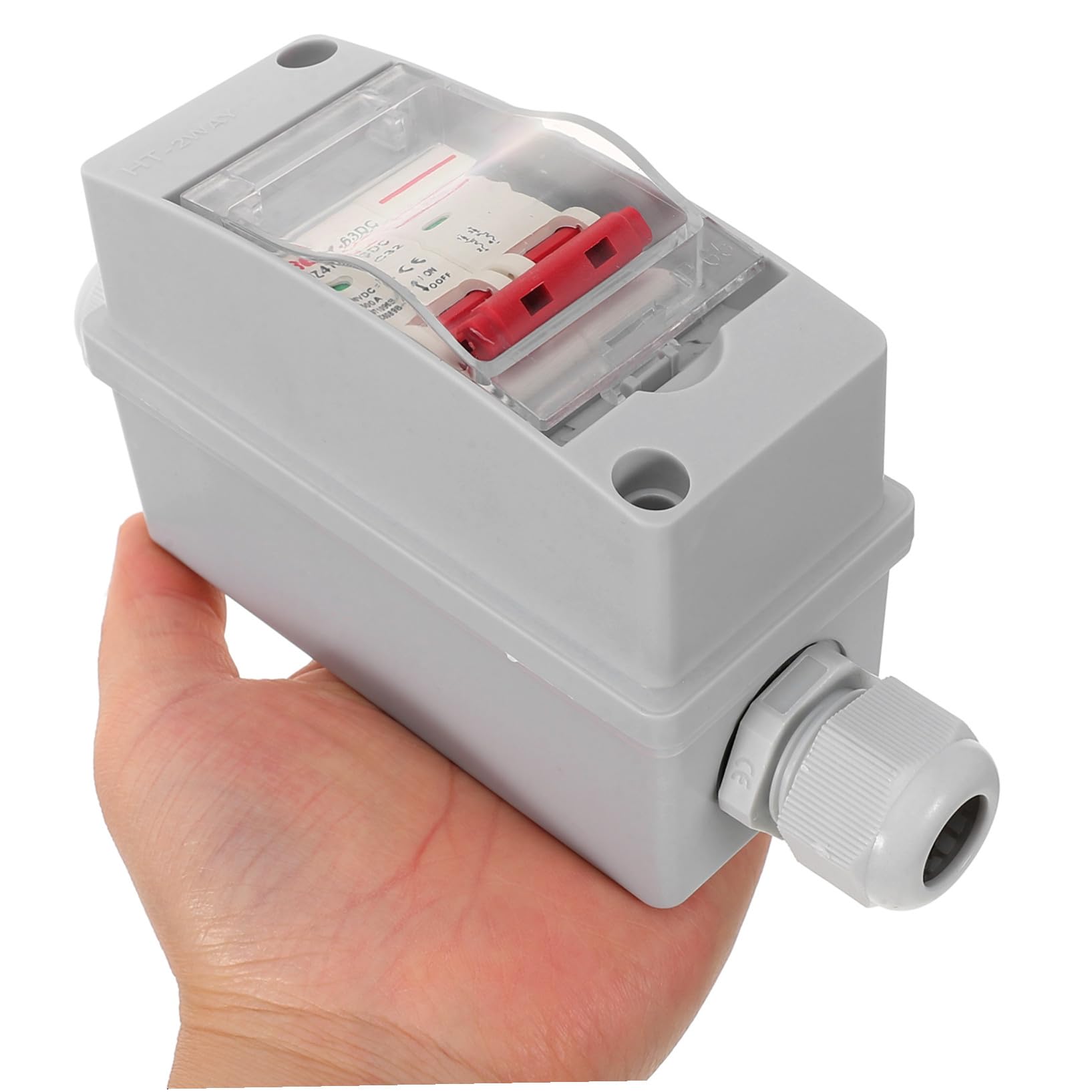 LIFKOME Boîte De Jonction Solaire Boîte Électrique Plastique De Distribution Résistante Aux Intempéries