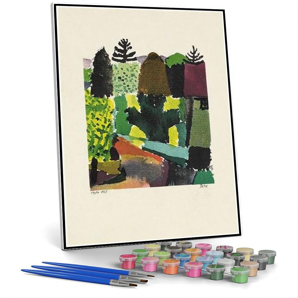 Amazon.com: Paint by Numbers for Adult Park Painting by Paul Klee