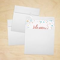 Vista 141 de LUXPaper Sobres de invitación cuadrados Despegar y prensar 8 x 8 pulgadas Natural Texto de 70 libras 50