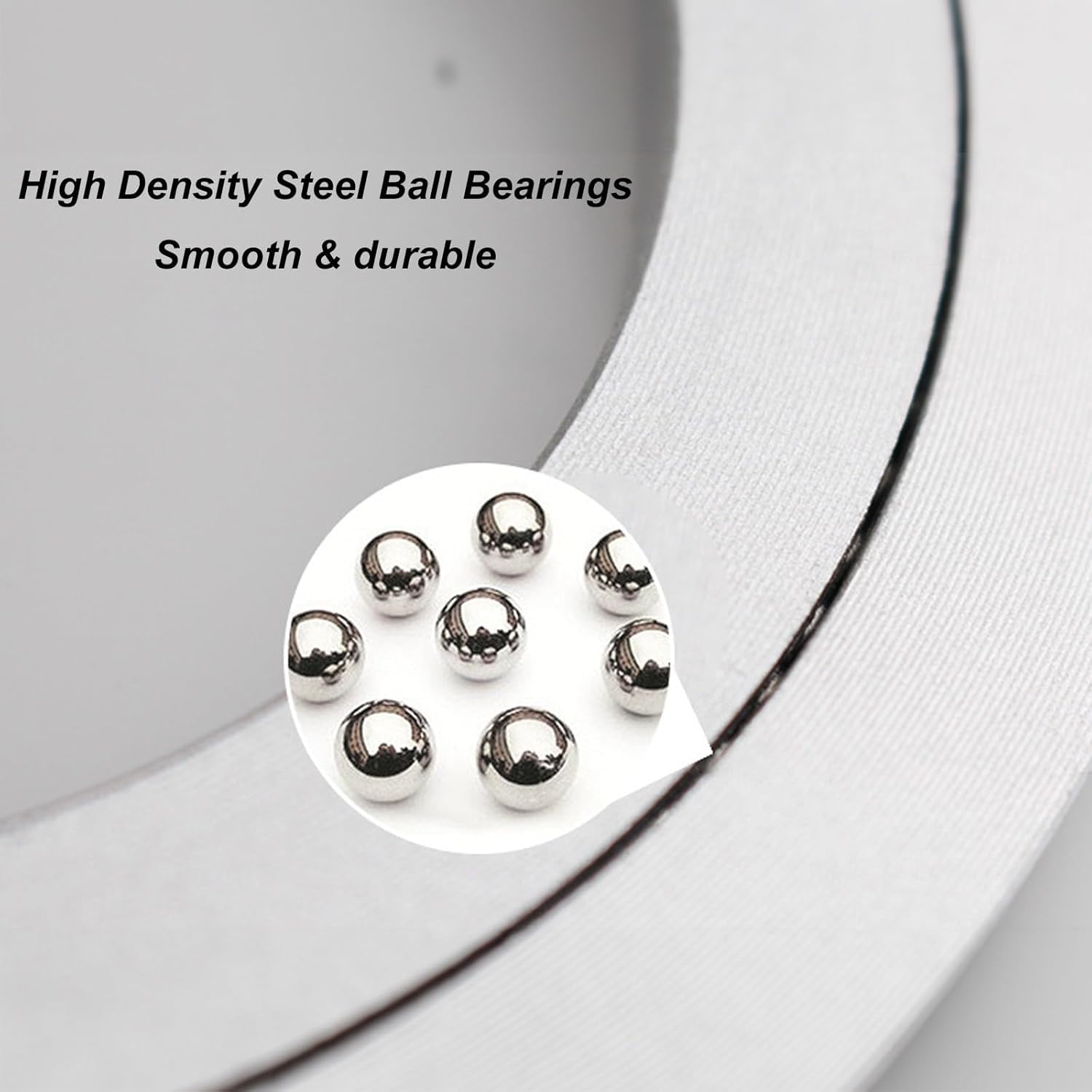 Hardware resistente, giradischi in alluminio con cuscinetto a sfera, 50,8 cm, ideale per riporre e organizzare senza problemi