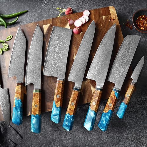 Set Cuchillos Cocina 9 Piezas Acero Inox miniatura 6