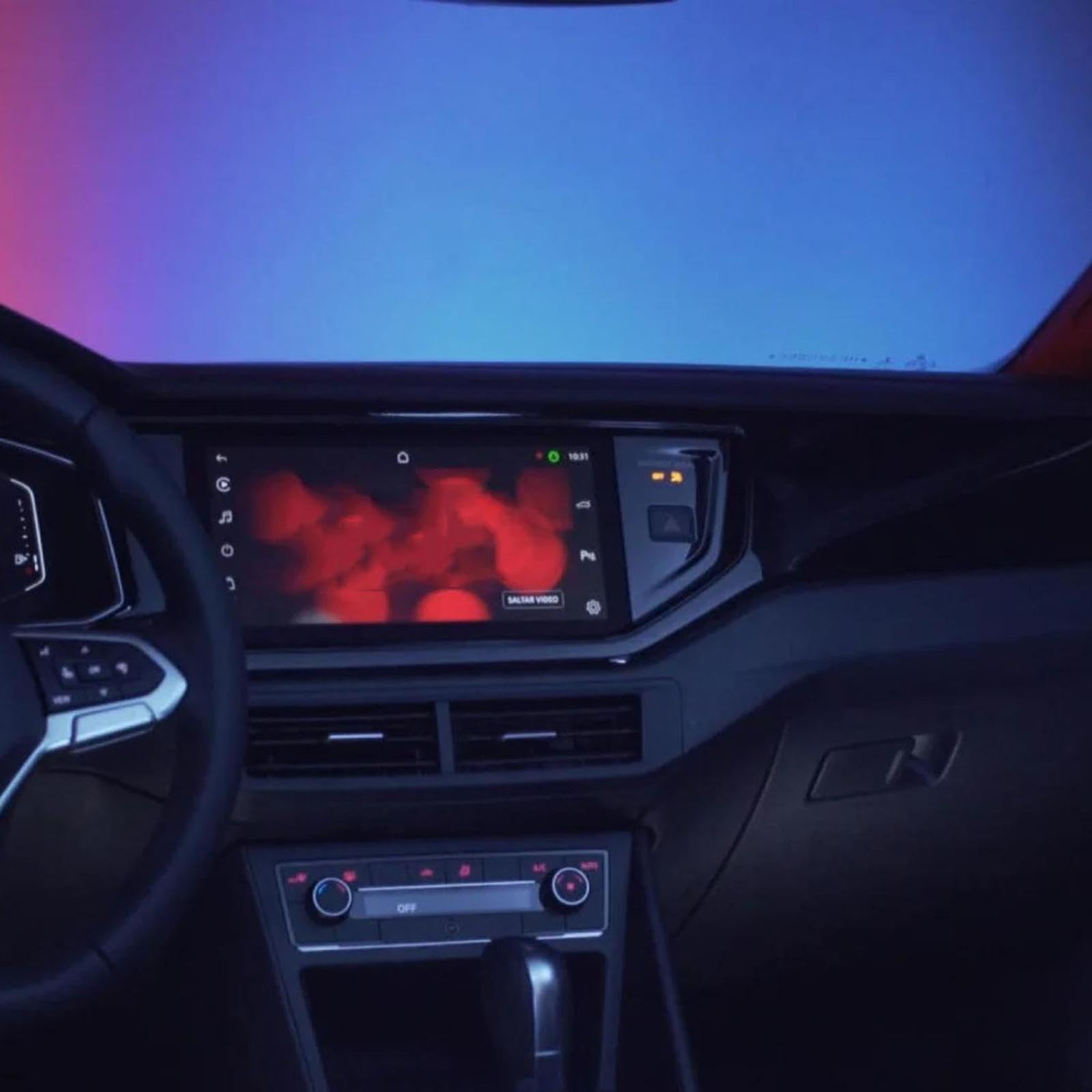 Ochraniacz Ekranu Samochodu dla VW Nivus 2021, 10.1 cala Car Infotainment Radio Nawigacja GPS Konsola środkowa Ekran Szkło hartowane Folia