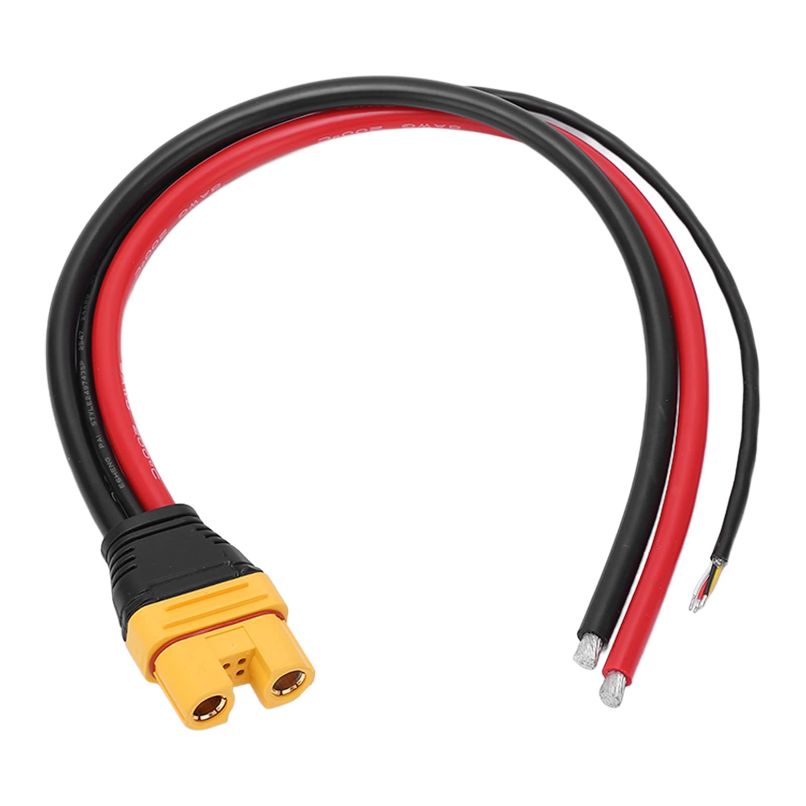 Conector AS150U hembra con cable de silicona antichispas y anillo impermeable para controlador 8