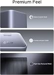 UGREEN Nexode Air 65W USB C Chargeur avec USB Câble C, poche ultra-compacte, pliable PD Bloc de recharge rapide, GaN Type C Chargeur mural compatible avec MacBook, iPhone 17, Galaxy S26, Pixel, Gris