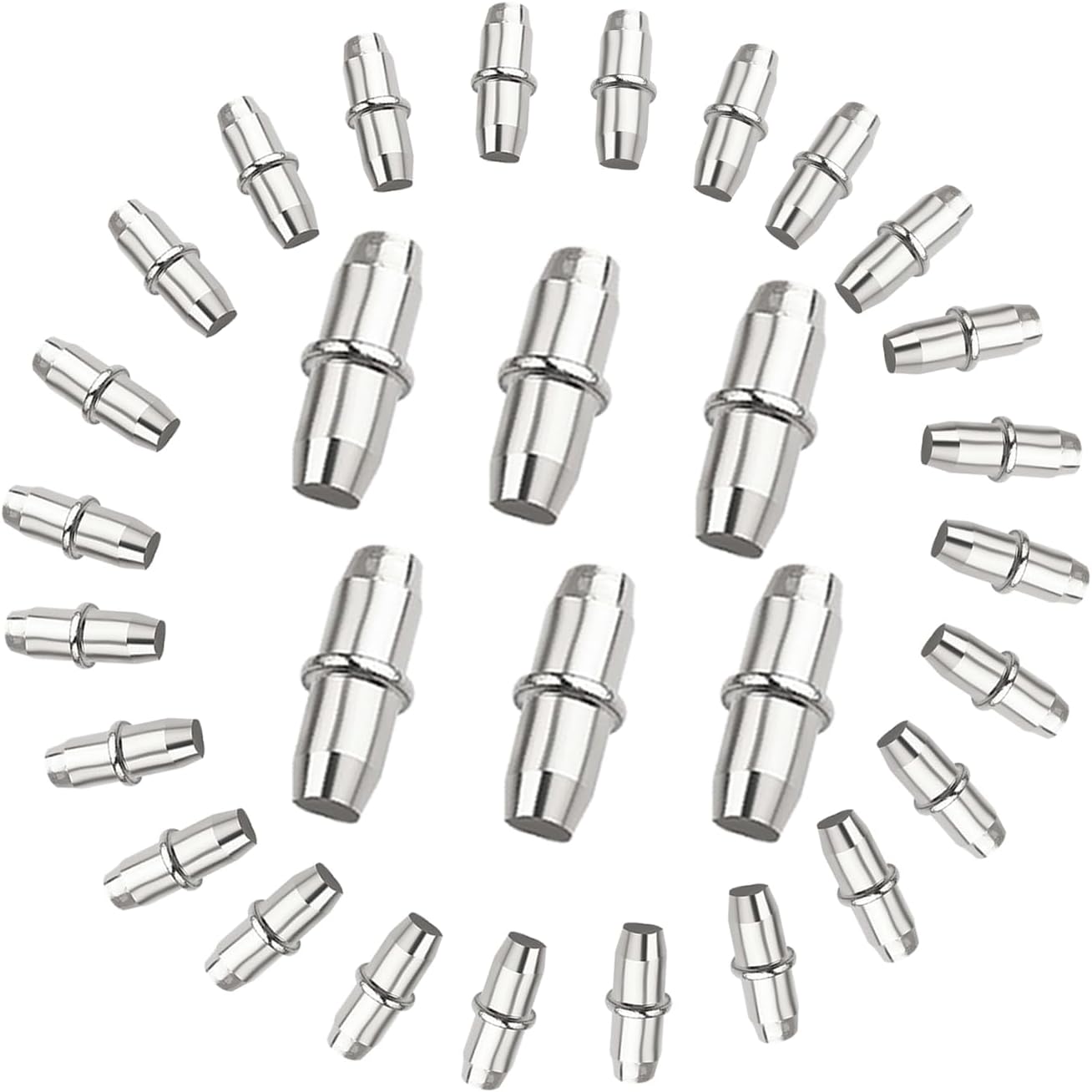 16pcs Shelf Support Pegs Replacement, Zinc Alloy Kitchen Cabinet Shelves Pegs