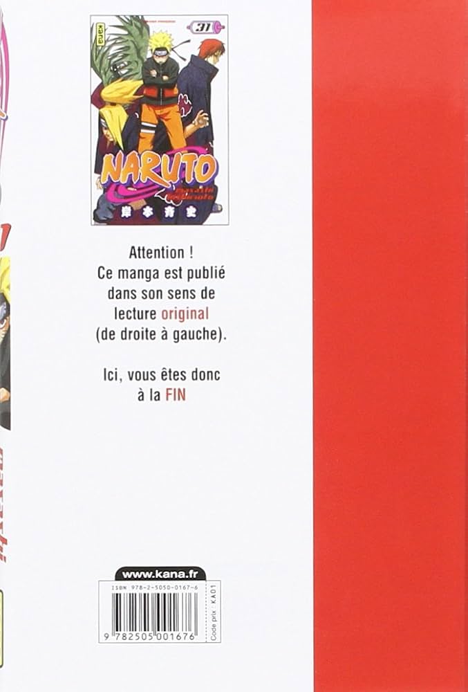 NARUTO マンガ Amazon.com: Naruto - Tome 31: 9782505001676: Masashi