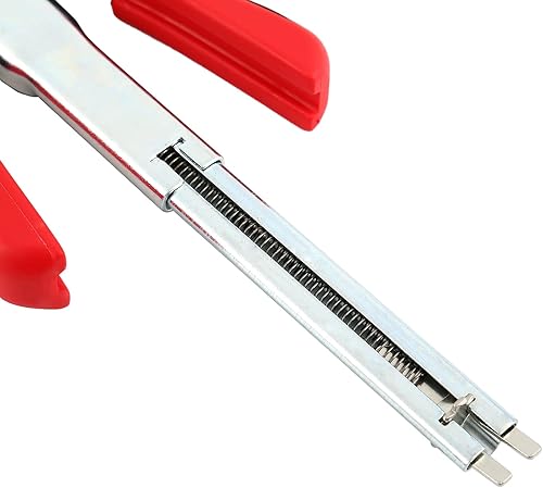 Miniatura 5 de Kit de alicates de anillo de cerdo para cercas manual con 2500 anillos de cerdo C7 tipo C Clip de fijación abrazadera equipo de instalación