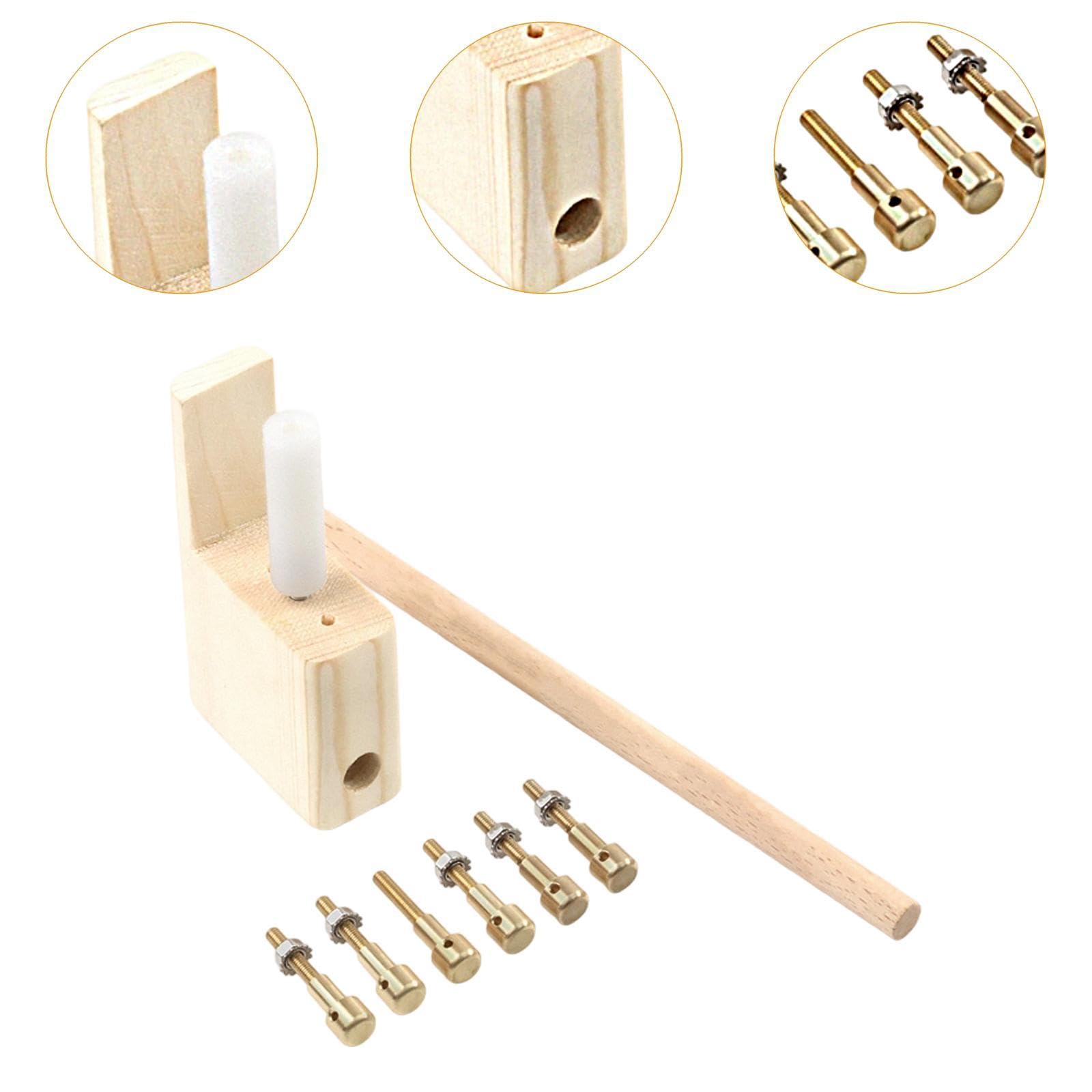 Gitarre Bridge Reparatur Werkzeug set für Akustische Holzgitarren mit Funktion zur Optimierung der Klangqualität Und Volumen für Musikunterricht, Kupferbolzentyp