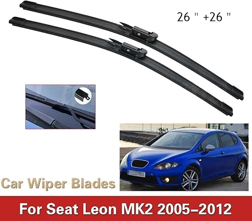 Miniatura 2 de Limpiaparabrisas de automóvil con calidad de fabricante original del equipo original para Seat Leon MK2 de 26 pulgadas + 26 pulgadas R 2005-2012,