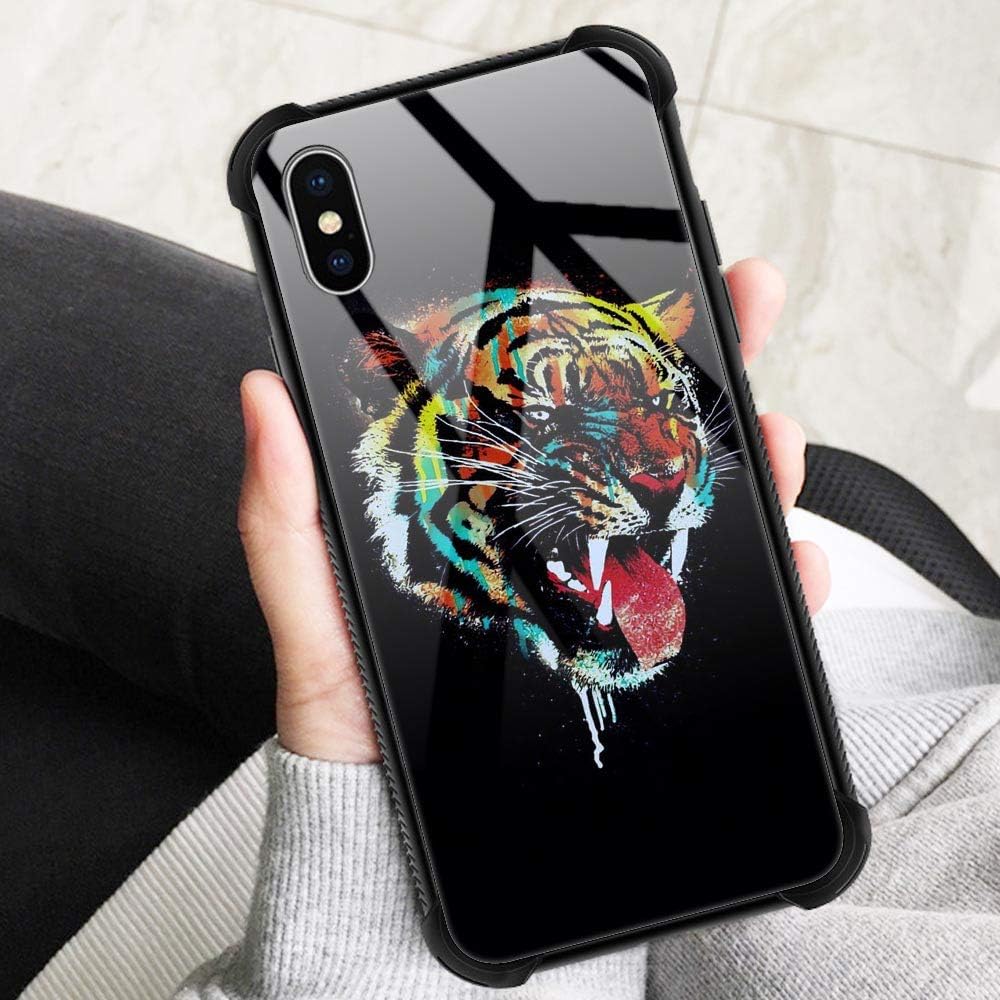 ZHEGAILIAN for iPhone XR Case, Military-Grade Protection, All-Around Shockproof Corners, Anti-Scratch Phone Case for iPhone XR - Colorful Tiger image 3