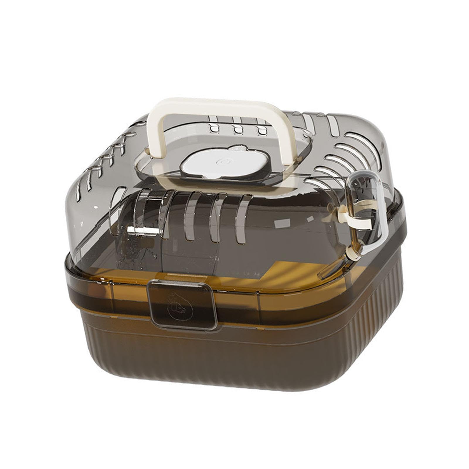 Cage hamster portable avec ventilation commode pour sécuriser les déplacements de vos animaux
