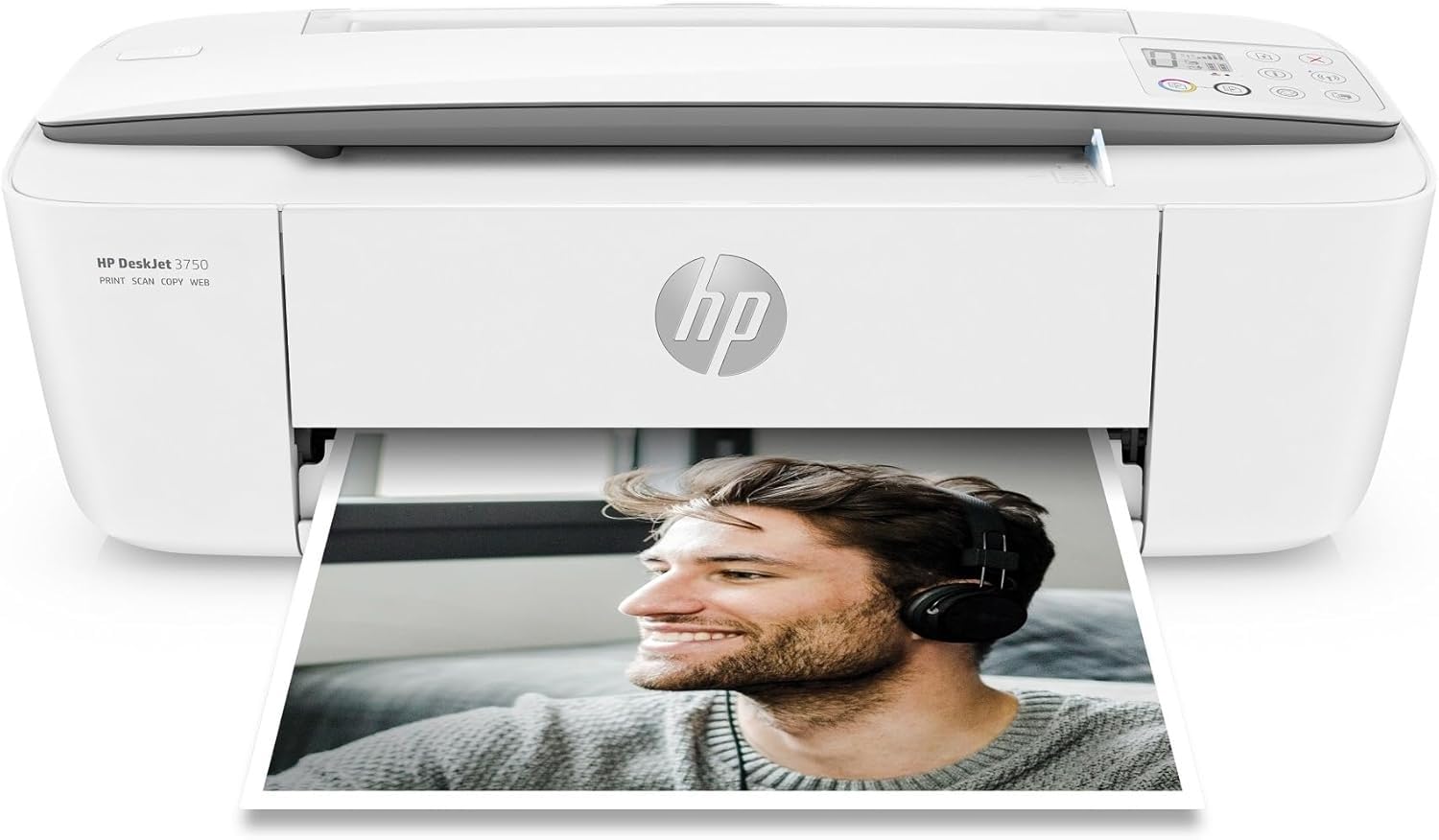 HP DeskJet 3750 Stampante Multifunzione A4 Wi-Fi Grigio Perla