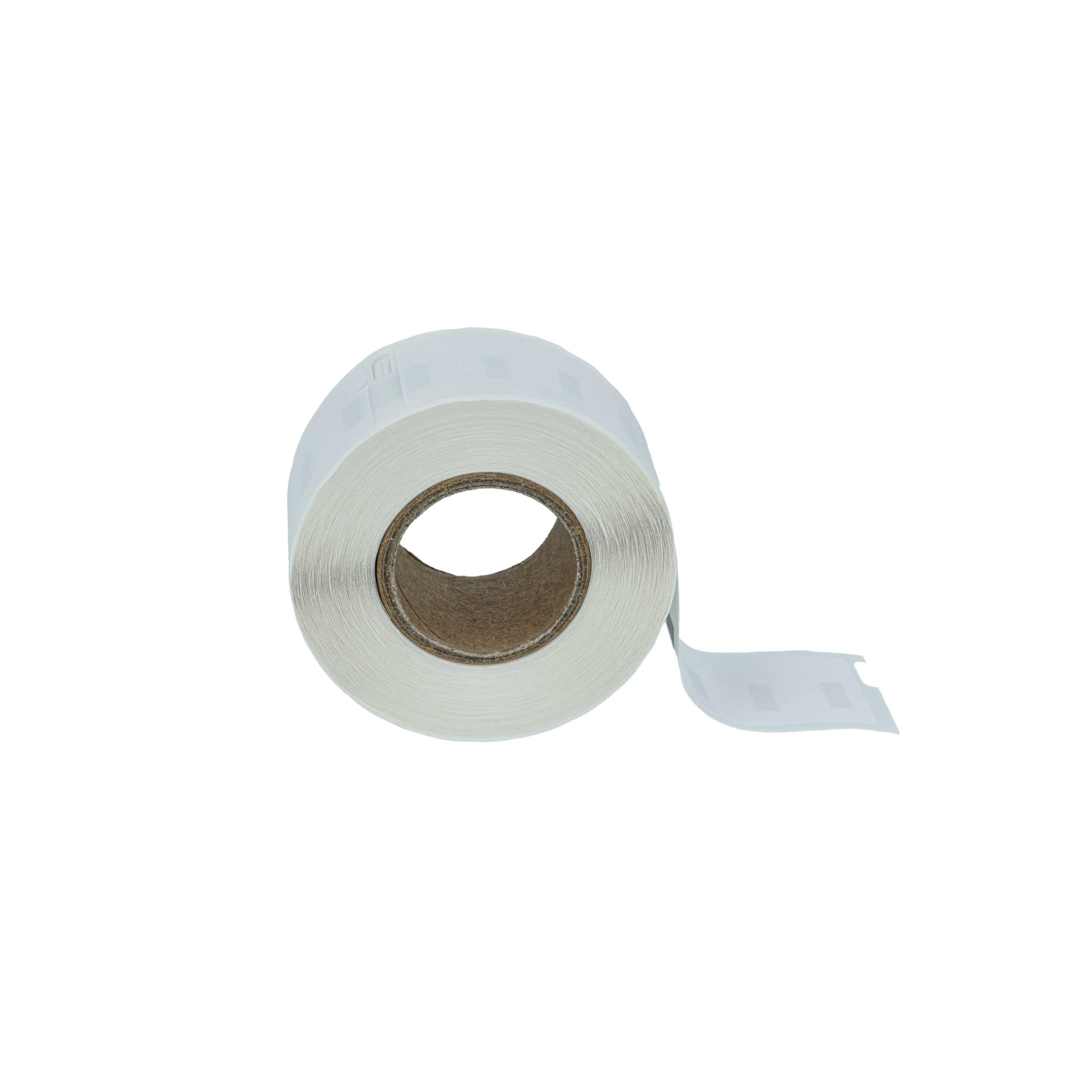 vhbw 50x rotolo etichette 12mm x 50mm (220 etichette) sostituisce Dymo 99017 per etichettatrice bianco