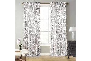 Sky 9FTx9FT Silver Big Sequin Backdrop Curtains