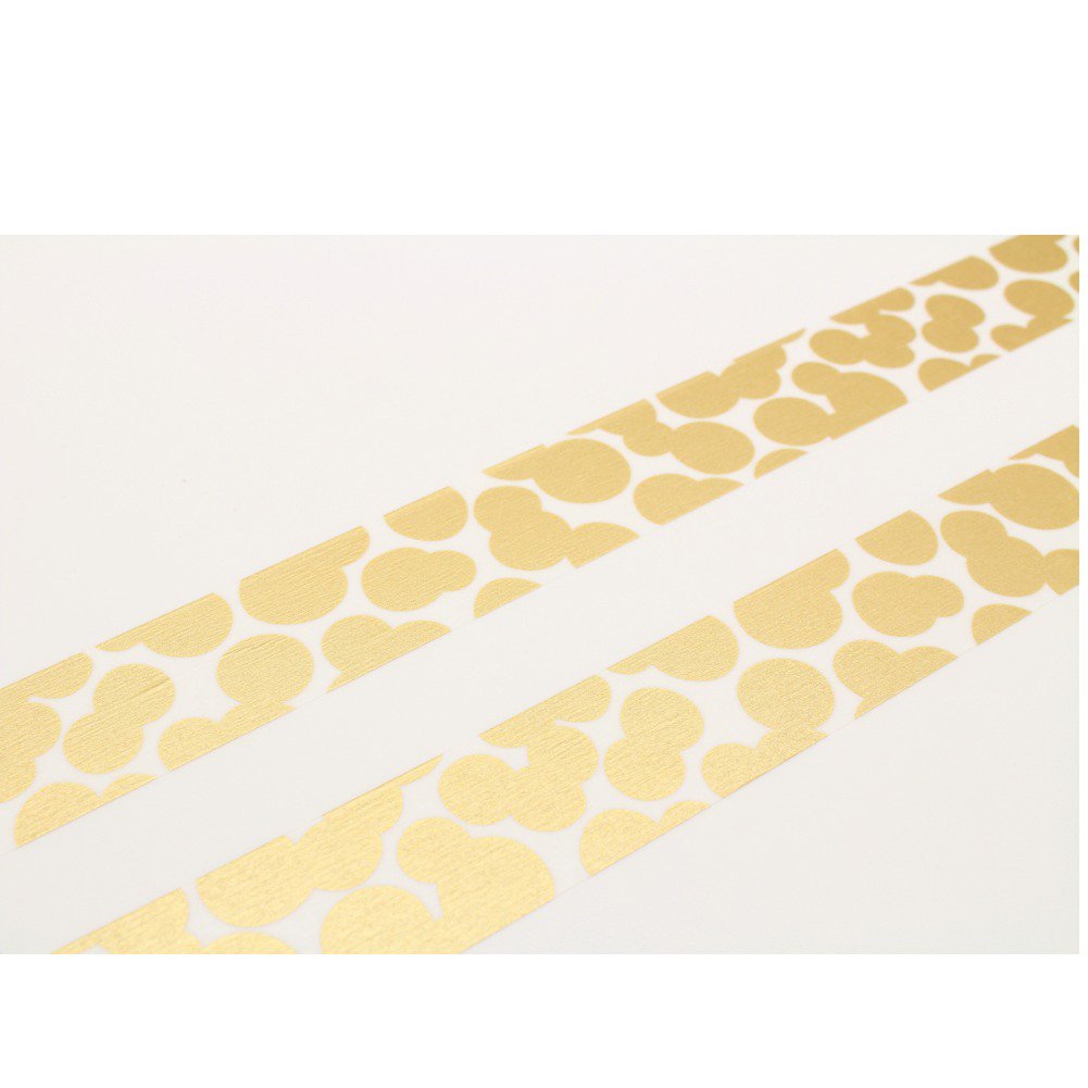 MT "Mina Perhonen Tambourin Grande" Washi Ruban Adhésif De Masquage – Argent